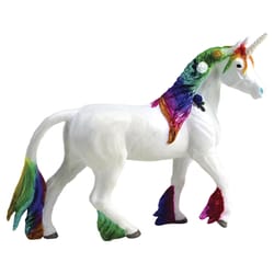 Safari Ltd. Mythical Realms Rainbow Unicorn Figure Toy White