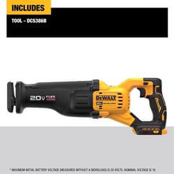 DeWalt 20V MAX FLEXVOLT ADVANTAGE Cordless Brushless Reciprocating Saw Tool Only