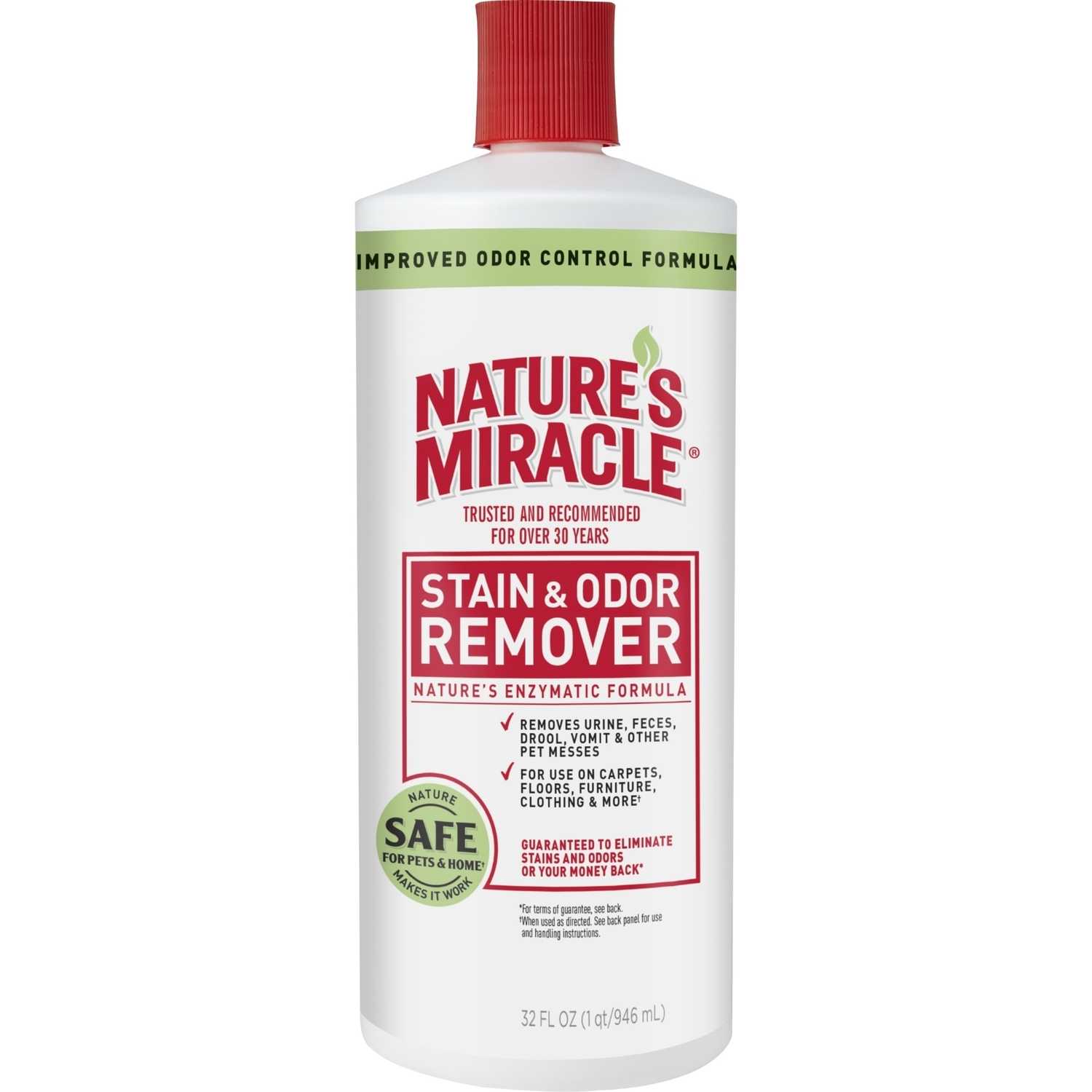 Nature's Miracle No Scent Stain and Odor Remover Liquid Ace Hardware