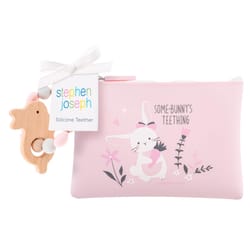 Stephen Joseph Teether with Pouch Multicolored