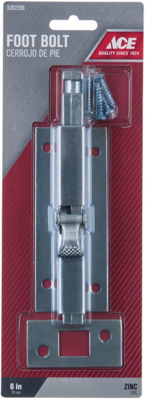 01-3044-240 Ace Zinc-Plated Zinc Foot Bolt sku 01-3044-240