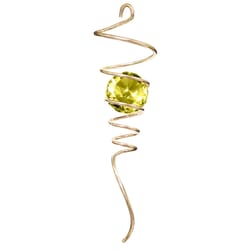 Spinfinity Designs Multi-color Stainless Steel 11 in. Gold Gold Tail Outdoor Spinner