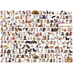 Eurographics The World of Dogs Jigsaw Puzzles Multicolored 1000 pc