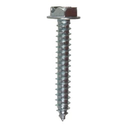 Hillman No. 10 X 1-1/4 in. L Slotted Hex Head Sheet Metal Screws 100 pk