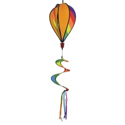 In The Breeze Multicolored Nylon 47 in. H X 11 in. W Rainbow Balloon Spinner