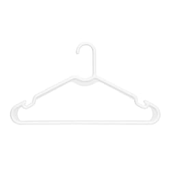 R+R Plastic Hangers Silver, 30 ct