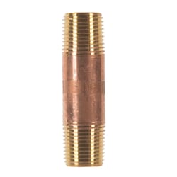 Anderson Metals 1/2 in. MPT in. X 1/2 in. D MPT Brass Nipple 3 in. L