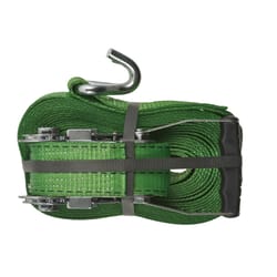 Keeper 2 in. W X 30 ft. L Green Ratchet Tie Down Strap 3333 lb 1 pk