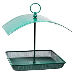 Backyard Essentials Wild Bird Metal Multi-purpose Mealworm Bird Feeder