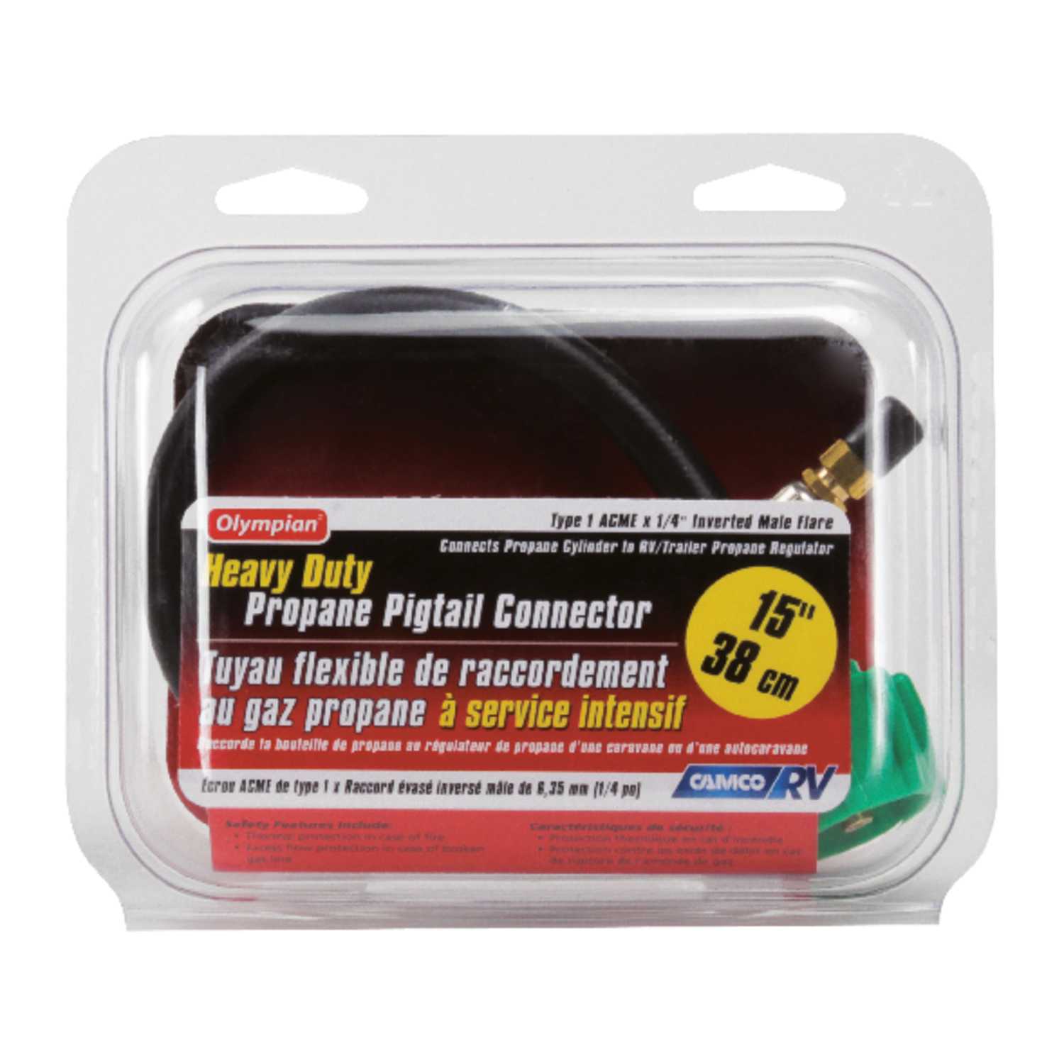 Camco 15 in. L Pigtail Propane Hose Connector Ace Hardware