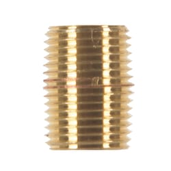 JMF Company 1/2 in. MPT Brass Close Nipple