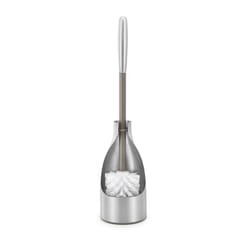 Polder Toilet Brush Holder Silver