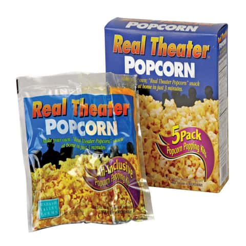  All in One Popcorn Packs - Wabash Valley Farms All Inclusive  Popping Kits, Real Theatre Popcorn, Popcorn Kernels for Popcorn Machine,  All in One Popcorn Kernels, Popcorn Kit, 1 Pack 5 Kits