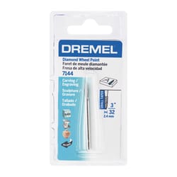 Dremel 3/32 in. D X 3/32 in. L Diamond Coated Wheel Point Tapered 35000 rpm 1 pc