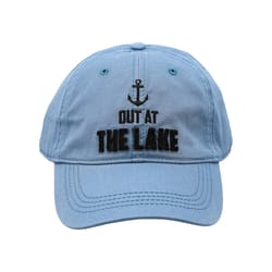 Pavilion Man Out Out at the Lake Baseball Cap Cadet Blue One Size Fits Most