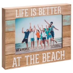 Pavilion We People Natural Brown Wood Picture Frame 1.4 in. H X 8.75 in. W
