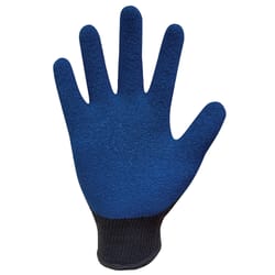 Ace Men's Indoor/Outdoor Coated Work Gloves Blue/Gray XL 1 pair