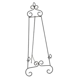 Tripar 35.5 in. H X 17.4 in. L Matte Black Metal Keller Easel