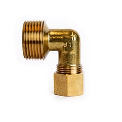 ATC 1/2 in. Compression 3/4 in. D MPT Brass 90 Degree Street Elbow