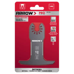 Arrow Pro High Carbon Steel Semi-Circle Drywall Blade Multi-Material 1 pc