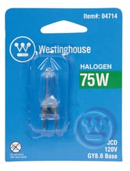 Westinghouse 75 W JCD Decorative Halogen Bulb 1,050 lm White 1 pk