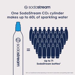 SodaStream Screw in Blue 60L CO2 Cylinder 1 pk - Exchange