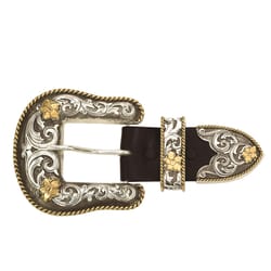 Montana Silversmiths Filigree Gold/Silver Belt Buckle