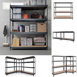 Ar Shelving Garage Series 71 in. H X 59.4 in. W X 18 in. D Metal Shelving Unit