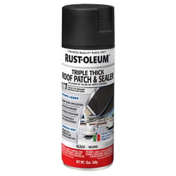 Rust-Oleum Triple Thick Black Acrylic Roof Patch & Sealer 13 oz