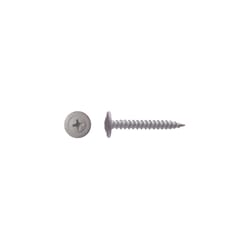 Big Timber No. 8 Sizes X 1-1/4 in. L Phillips White Fine Sharp Point Screws 166 pk