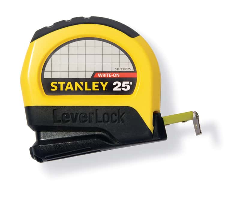 Stanley LeverLock 25 Ft. Tape Measure - Crafty Beaver Home Center