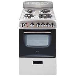 Avanti 2.1 cu ft Black/Silver Electric Range 900 W