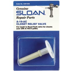 Sloan Closet Relief Valve White Plastic