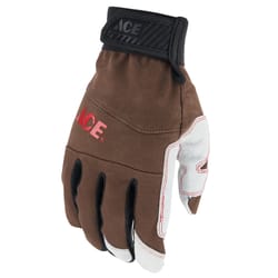 Ace Gloves Brown XL 1 pk