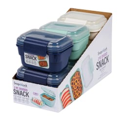 Progressive SnapLoc 2 cups Assorted Snack Container 1 pk