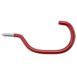 National Hardware 5.88 in. L Vinyl Coated Red Steel Bicycle Hook 40 lb. cap. 1 pk