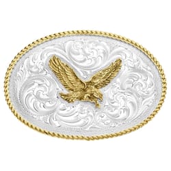 Montana Silversmiths Wings of Strength Gold/Silver Belt Buckle