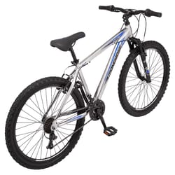 Mongoose Men 26 in. D Full Suspension Mountain Bicycle Silver