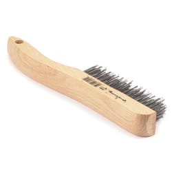 Forney 10-1/4 in. L X 2 in. W Scratch Brush Wood 1 pc