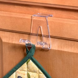 Spectrum 2.8 in. L Clear Plastic Small Double Hook 1 pk