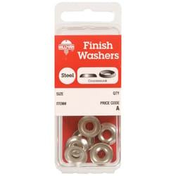 Value Collection - M6 Screw Fender Flat Washer: Steel, Zinc-Plated