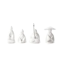 Kikkerland White Silicone/Stainless Steel Tea Bag Holder