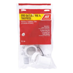 ACE 1-1/2 in. D Plastic Endout Tee and Tailpiece
