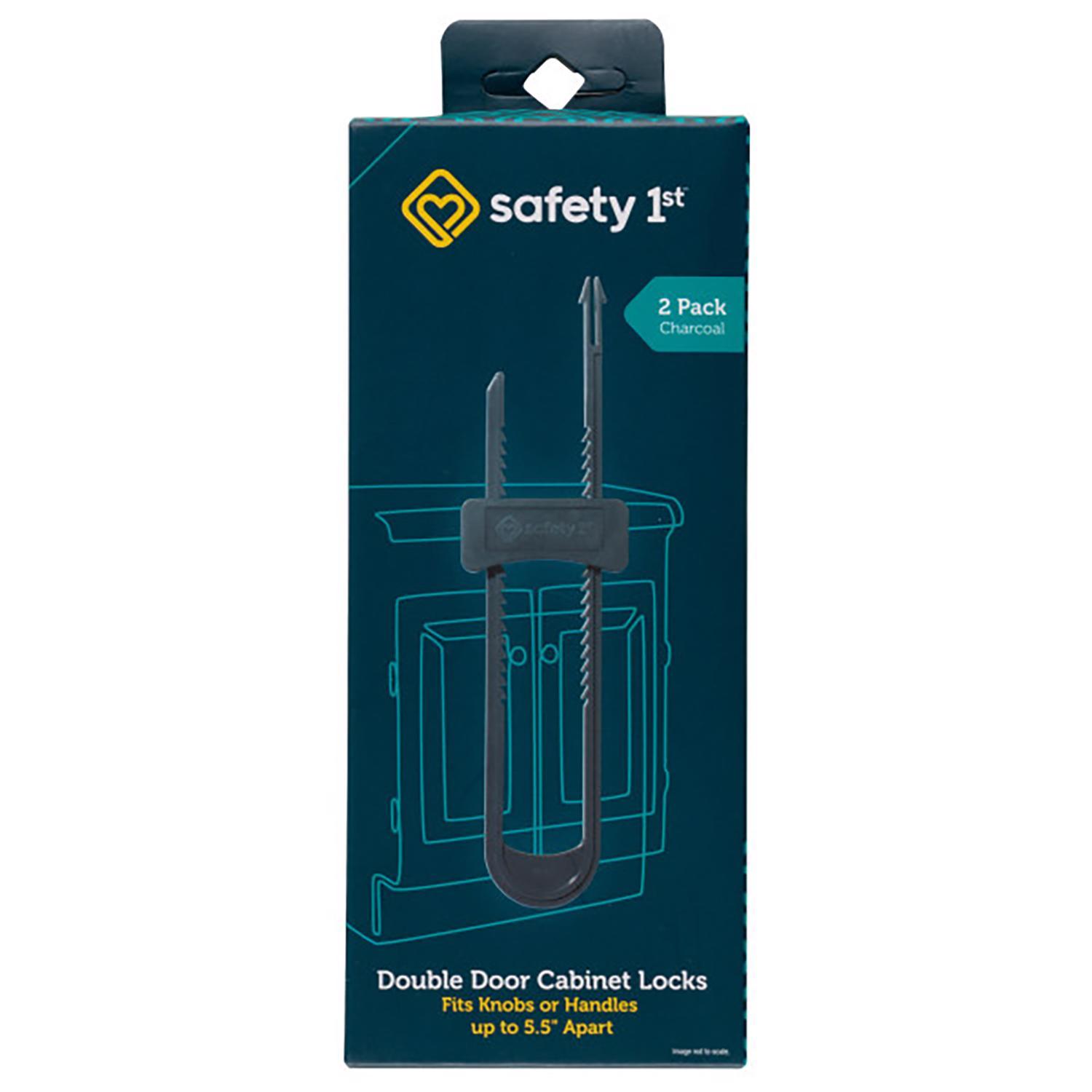 Safety 1st Black Plastic Decor Slide Lock 2 pk
