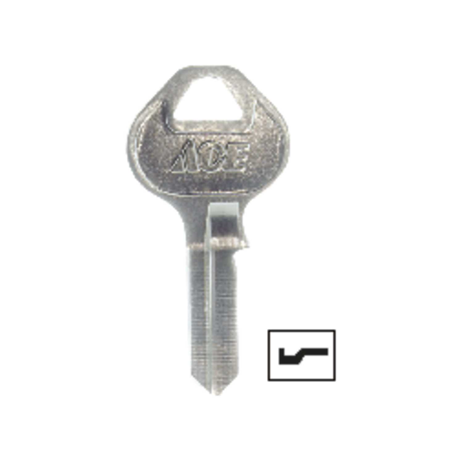 Ace Padlock Key Blank Single sided For Master Locks Ace Hardware