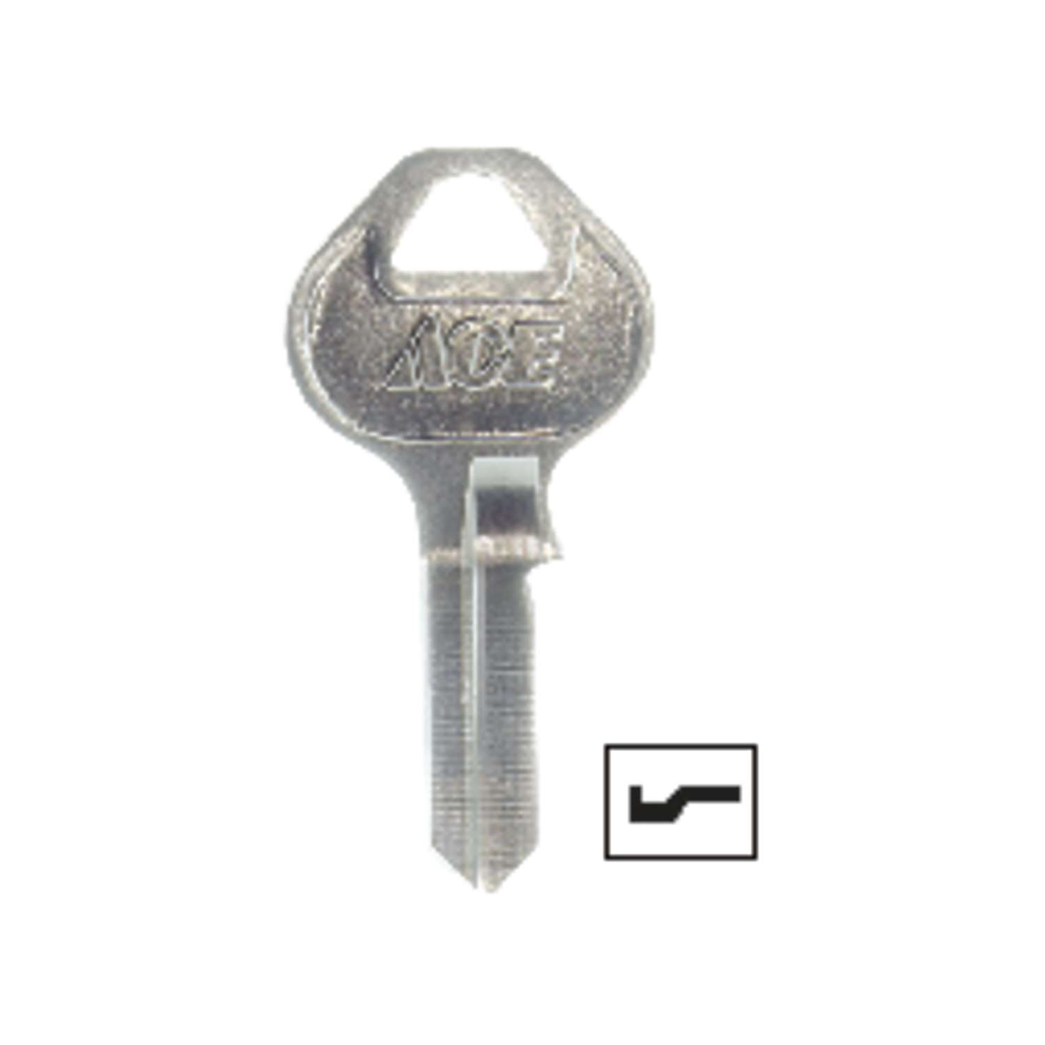 Ace Padlock Key Blank Single sided For Master Locks Ace Hardware