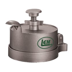 LEM Gray Aluminum Burger Press