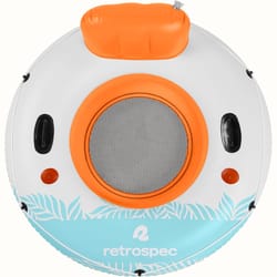 Retrospec Orange Vinyl Inflatable Weekender Float Floating Tube
