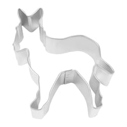 R&M International 4 in. L Donkey Cookie Cutter Silver 1 pc