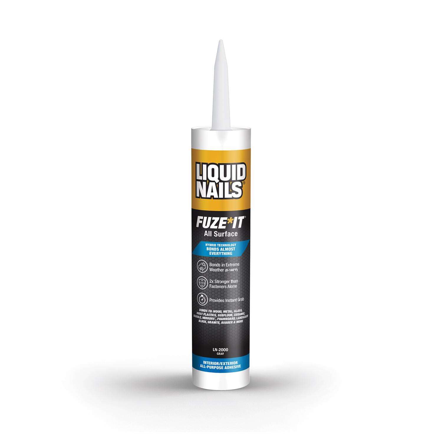 Liquid Nails FuzeIt All Surface High Strength Hybrid Adhesive Adhesive